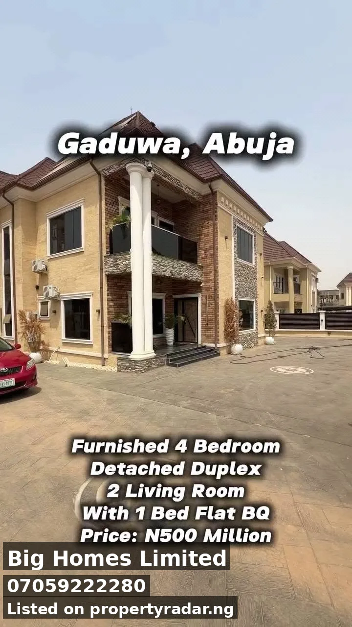 4 Bedroom Duplex In Gaduwa For Sale in Abuja (FCT)