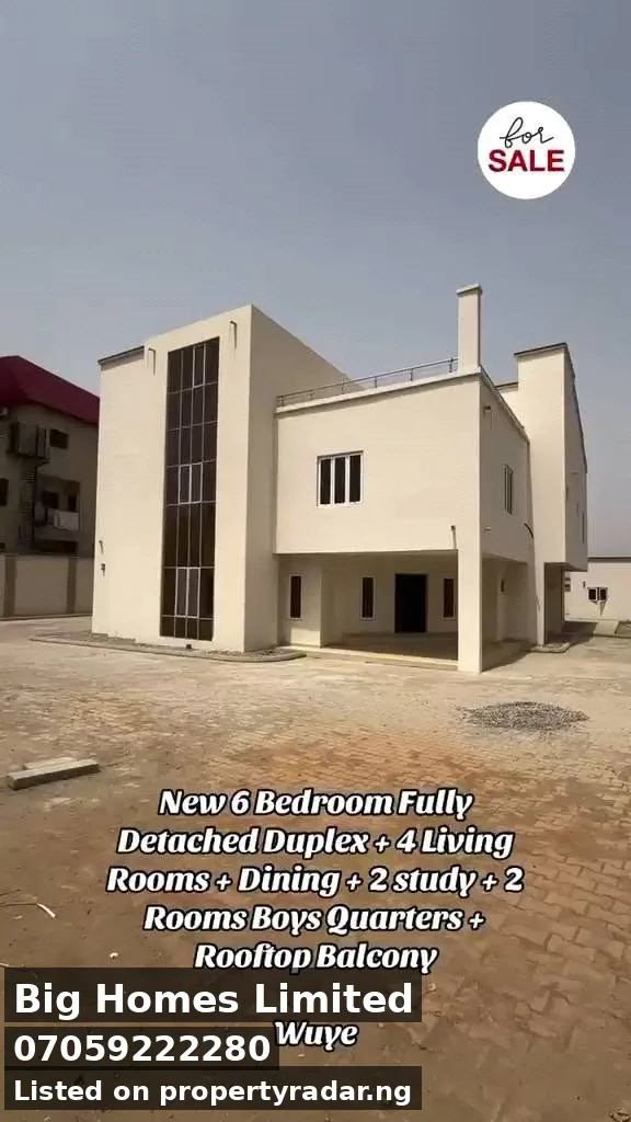6 Bedroom Duplex In Wuse For Sale in Abuja (FCT)