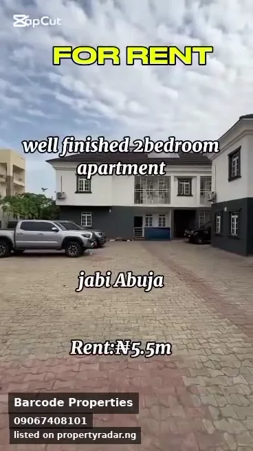 2 Bedroom Block Of Flats In Jabi For Rent in Abuja (FCT)